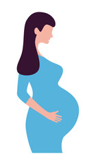 pregnant woman icon