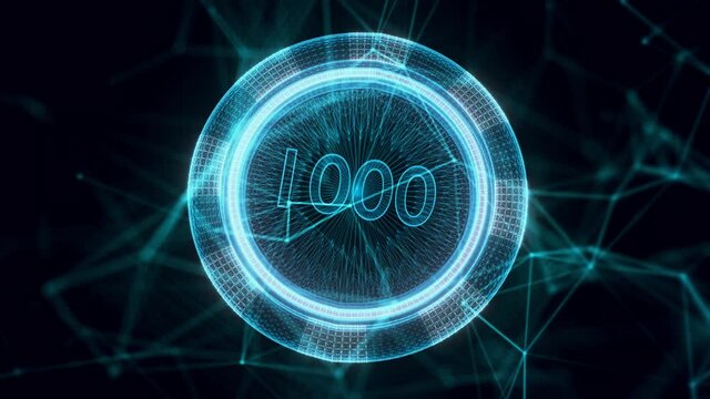 Poker Chip hologram Close up. High quality 4k footage