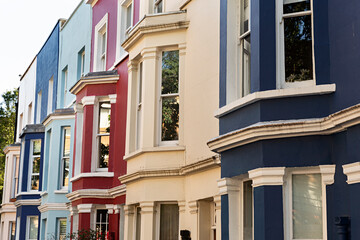 Obraz premium Casas de colores en Londres.