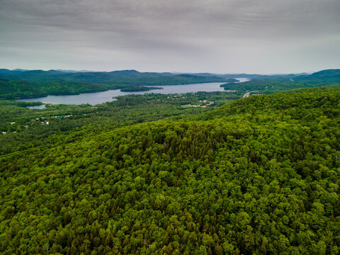 Lake and Mountains