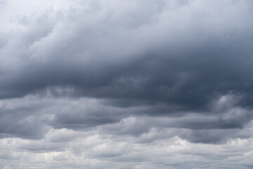 dramatic sky, stormy clouds, before the storm, stratus,  - obrazy, fototapety, plakaty