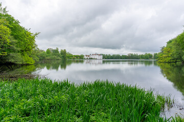 view of the Gluecksburg castle in northern Germany