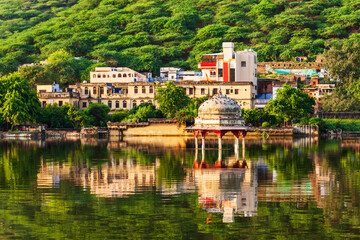 Bundi town in Rajasthan, India