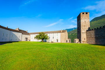 Castelgrande medieval castle in Bellinzona