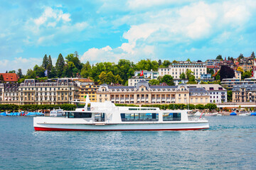 Tourist cruise boat, Lucerne Lake