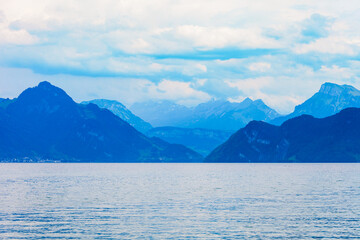 Lucerne Lake and Alps, Switzerland