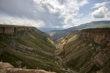 Tobot waterfall, Khunzakh waterfalls, natural monument, Dagestan

