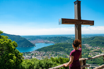 Landscape of Como from Mount Bisbino