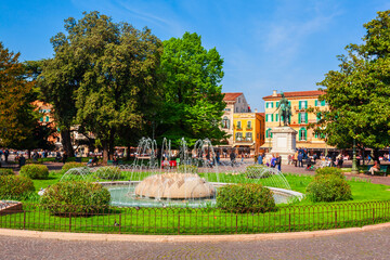 Piazza Bra square in Verona