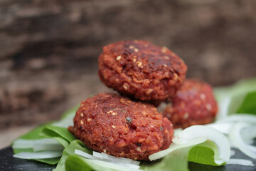 meatless variant from patties