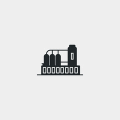 Factory vector icon illustration sign