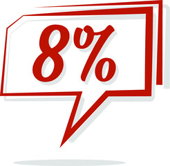 8%