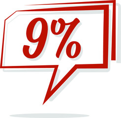 9%