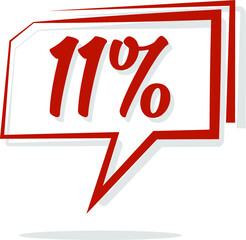 11%