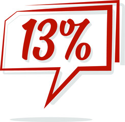 13%