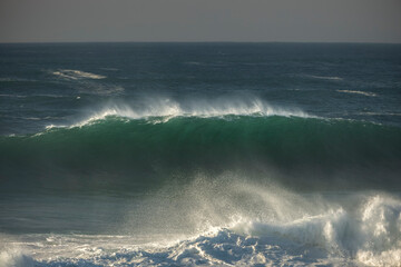 Huge waves at sunrise, Sydney Australia