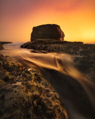 Bondi Beach at sunset, Sydney Australia