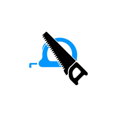 creative construction colorful icon vector