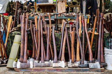 Vintage Cleaned and Restored Axes For Sale at Packwood Flea Market
