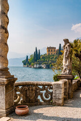 Gardens on Lake Como - obrazy, fototapety, plakaty
