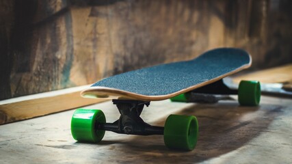 skating board on the ground 