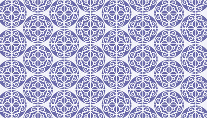 Ethnic style mandala seamless pattern