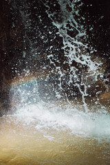 Rainbow waterfall, Arc-en-ciel dans une cascaed