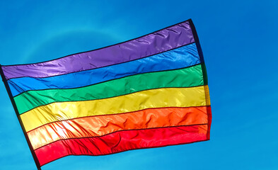 The rainbow flag is a symbol of LGBTQ pride
