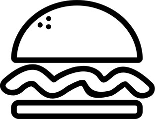 illustration of an burger