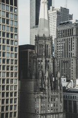 Fototapeta premium Modern Buildings in Chicago. Architecture detais of Chicago