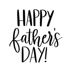 Happy Father's Day Calligraphy Cursive Script Blue Logo Text Graphic Card Design Cut Out and Isolated Over White Background, Vector Handwritten type lettering composition of Happy Father's Day