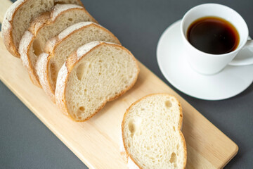 bread and coffee