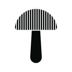 mushroom icon. Mushroom food vector illustration