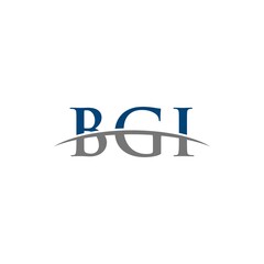 BGI swoosh horizon initials, letter corporate logo designs inspiration