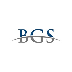 BGS swoosh horizon initials, letter corporate logo designs inspiration