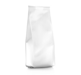 Realistic food bags isolated on white background. Isometric view. Vector illustration. Can be use for template your design, presentation, promo, ad. EPS 10.	