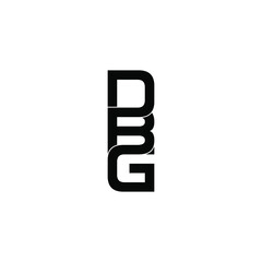 dbg letter original monogram logo design