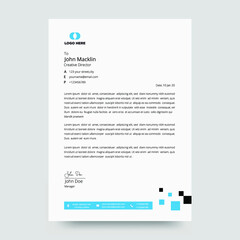 Clean Letterhead Design Template