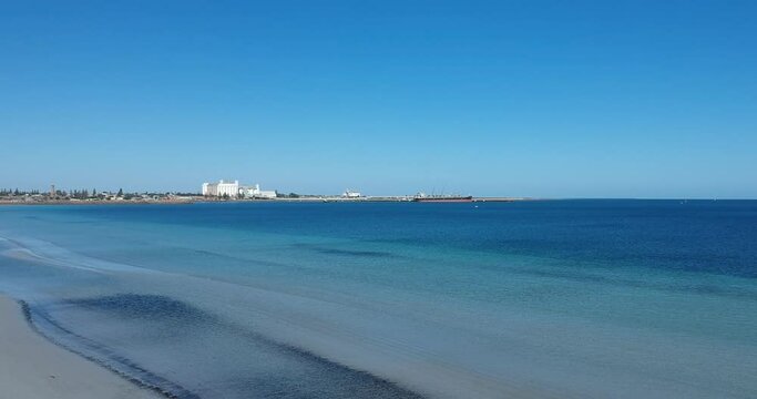 Flying over the beautiful beaches of Wallaroo South Australia
