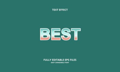 Obraz premium best style editable text effect