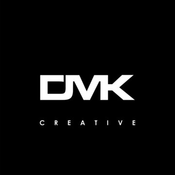 DMK Letter Initial Logo Design Template Vector Illustration