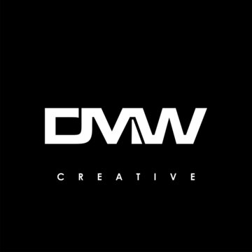 DMW Letter Initial Logo Design Template Vector Illustration