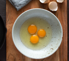 Egg yolks