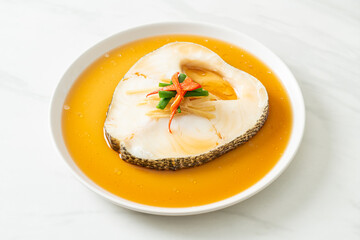 Steamed Cod Fish with Soy Sauce