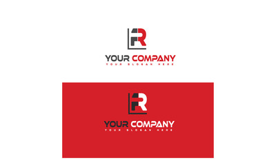 Letter Logo - R Letter Alphabet Logo Design Template