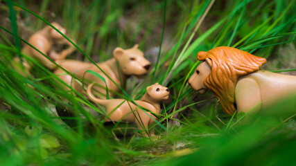 Wildlife Tiere Safari Spielzeug Playmobil Afrika Zoo Figuren Plastik Familie Szene Natur Spielzeit - 437817079