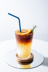 tea with lemon Juice ,or iced Coffee with Lemon Juice