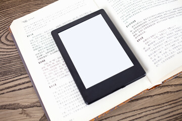 Obraz premium Reading tool e-book
