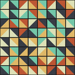 Abstract Geometric Pattern generative computational art illustration