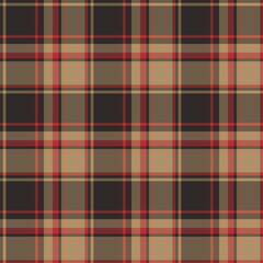 Plaid seamless pattern. Vector background of textile ornament. F